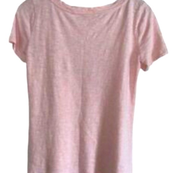 Talbots cotton TEE Size L  soft pink colour - Picture 3 of 3
